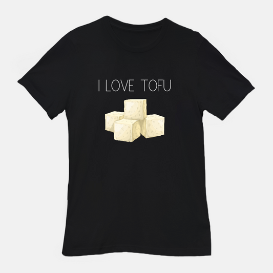 I Love Tofu Adult Unisex Tee