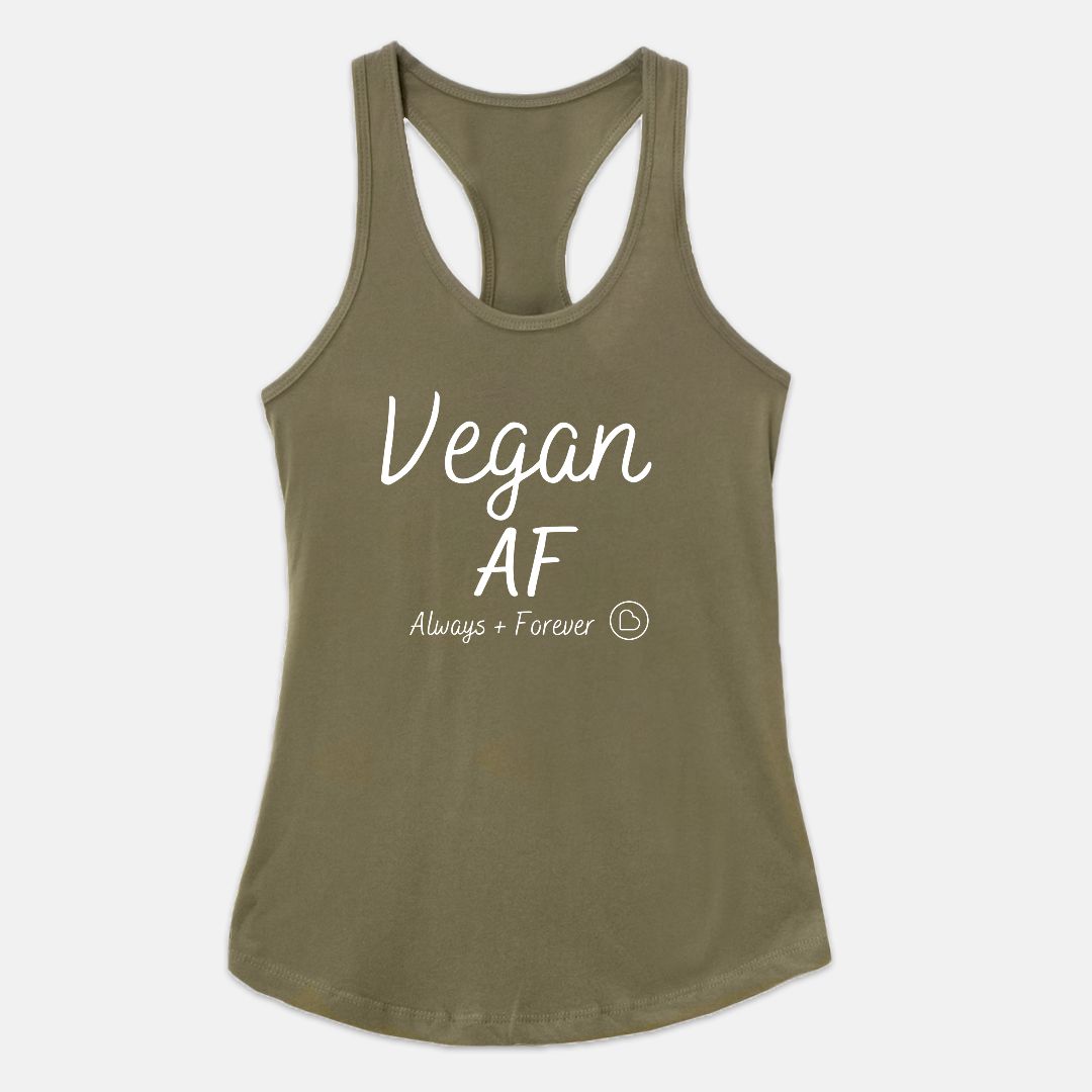 Women's Racerback Vegan AF Tank