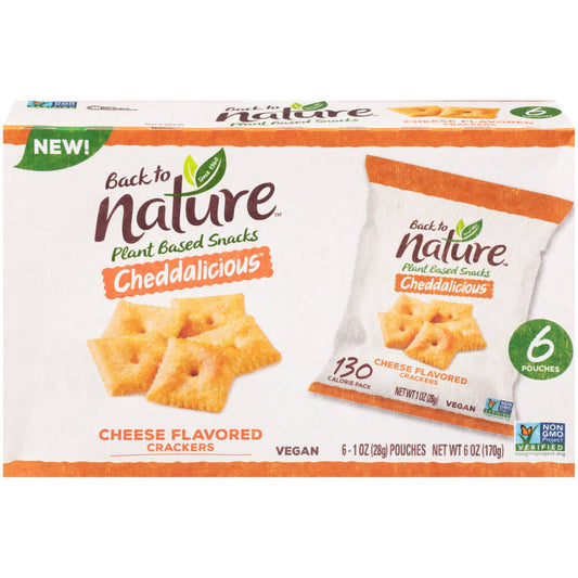 Back To Nature- Grab & Go Cheddalicious Crackers