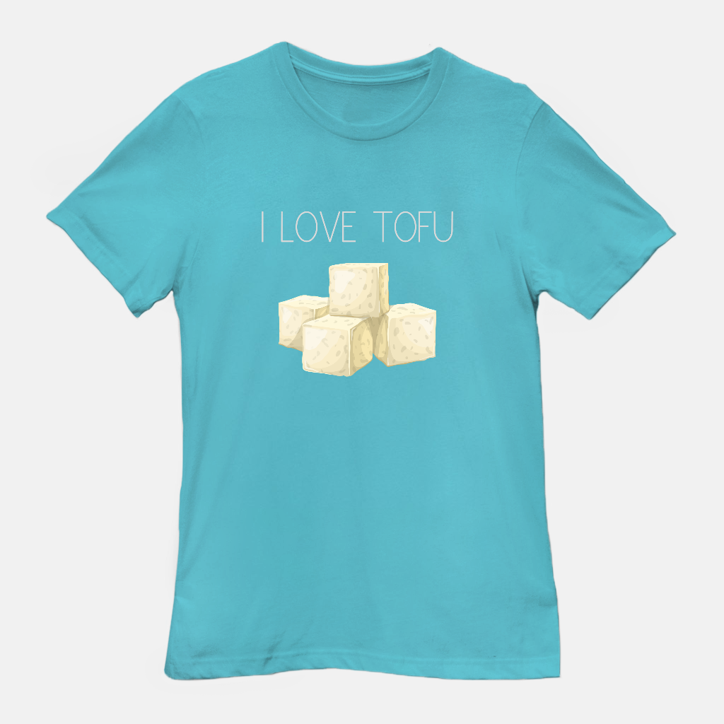 I Love Tofu Adult Unisex Tee