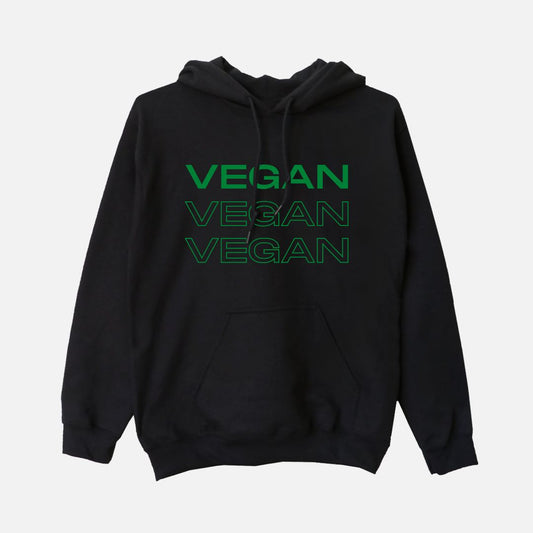 Green Vegan Adult Unisex Hoodie