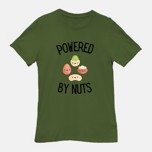 Powered by Nuts Adult Unisex Tee