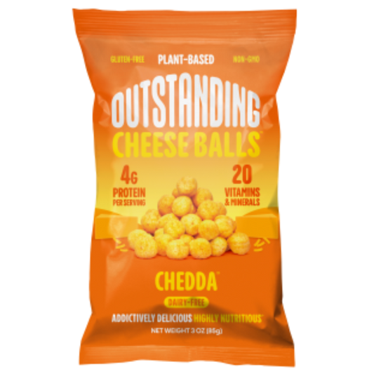Outstanding Foods - Outstanding Cheese Balls Chedda Flavor