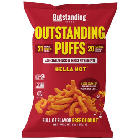 Outstanding Foods - Outstanding Puffs Hella Hot Flavor
