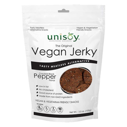 Unisoy Jerky - Cracked Black Pepper Flavor