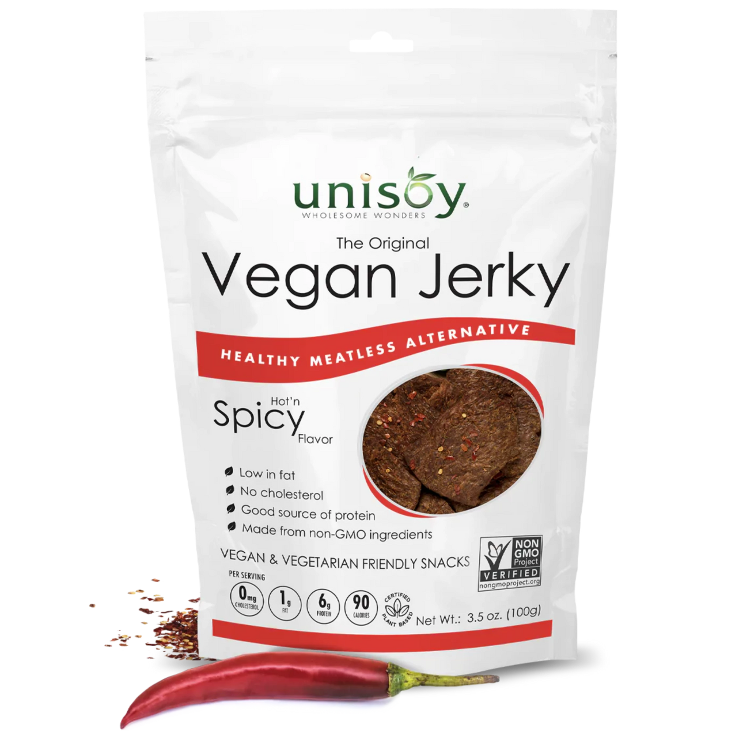 Unisoy Jerky - Hot 'N Spicy Flavor